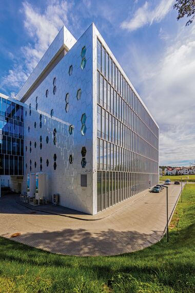 CI 45 Windows, ConceptSystem 77 Doors, ConceptSystem 77 Windows and CW 50-HI Façades - College/University National Centre  of Physical and Technological Sciences located in Vilnius, Lithuania